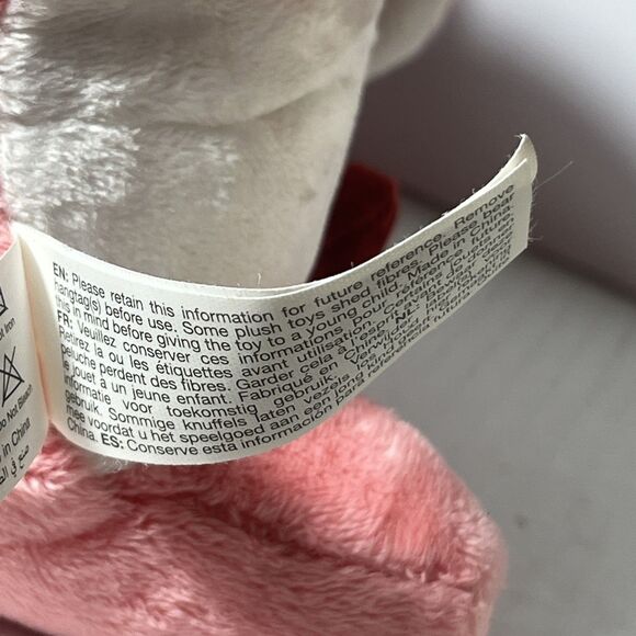 Unicorn stuffed animal Pink plush 9” - Picture 6 of 8